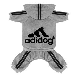 🌺2/$18 Adidog dog hooded tracksuit
